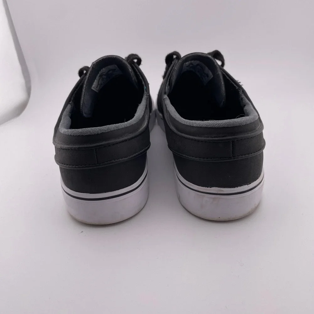Nike Stefan Janoski Zoom‎ Air SB Leather Skateboarding Shoes Black Size 8